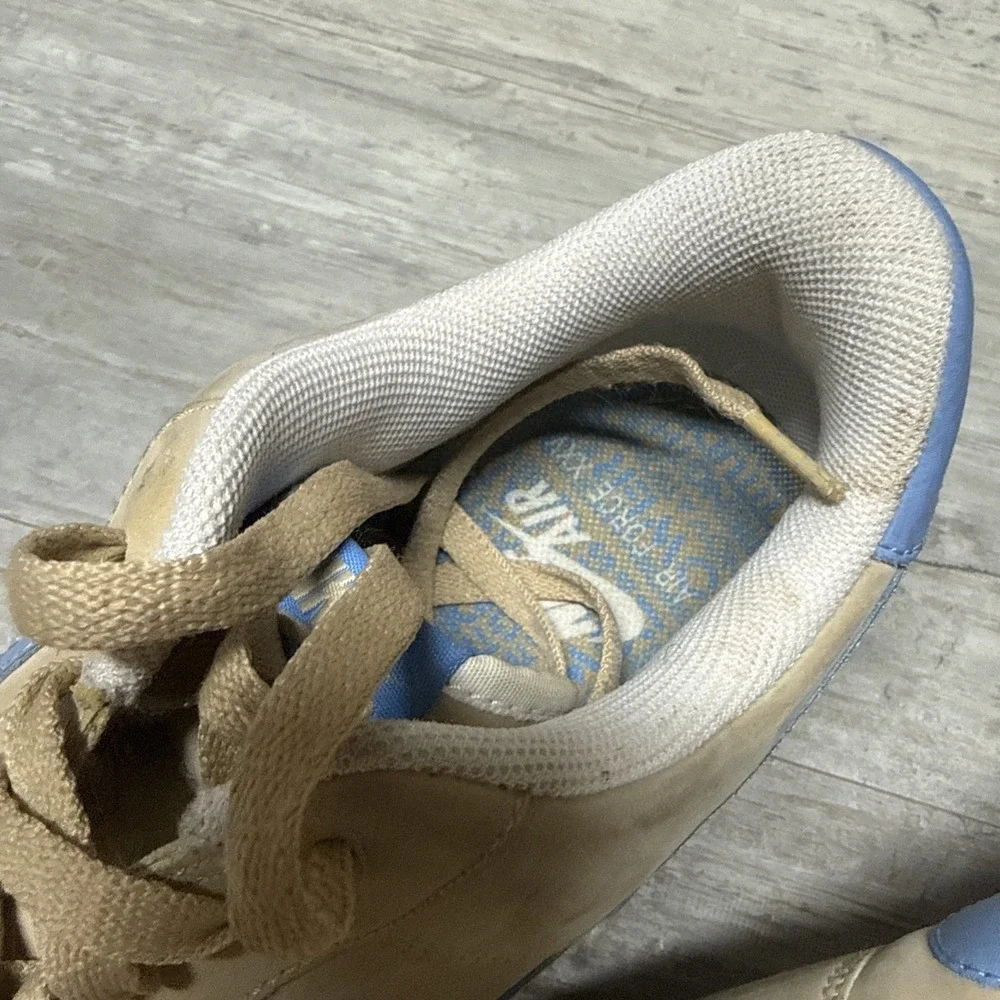 Nike Air Force 1 Low '07 AF1 Linen University Blue Men 12 2006 Shoes 315122-241